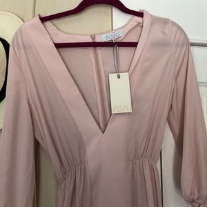 Long blush Maxi Dress